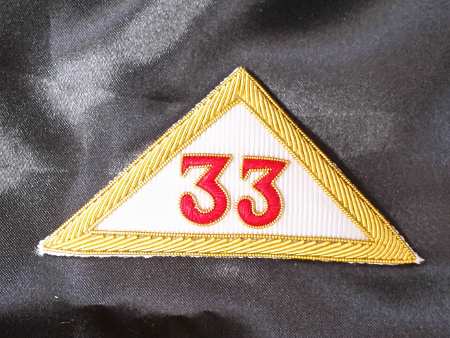 Rose Croix 33rd Degree Sash Badge